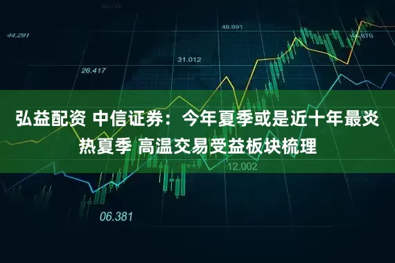 弘益配资 中信证券：今年夏季或是近十年最炎热夏季 高温交易受益板块梳理